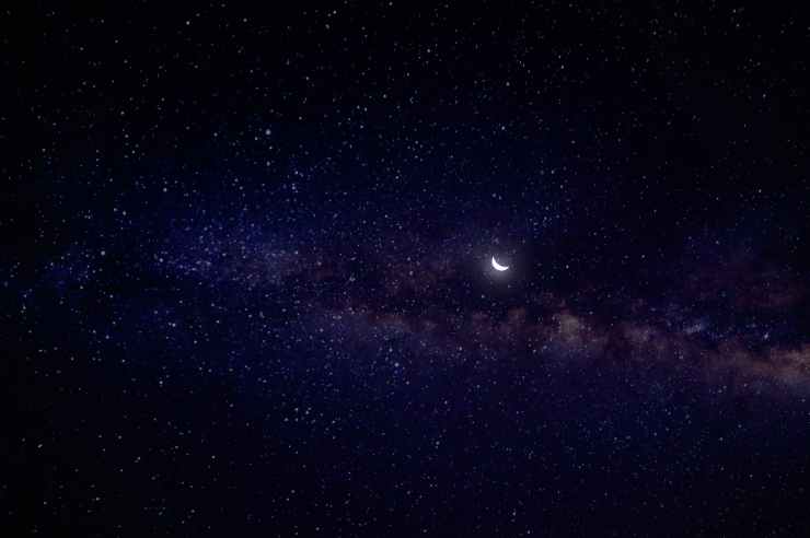 night view of sky